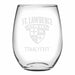 St. Lawrence Stemless Wine Glasses Made in the USA - Set of 2