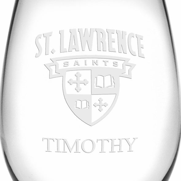 St. Lawrence Stemless Wine Glasses Made in the USA - Set of 2 Shot #3