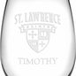 St. Lawrence Stemless Wine Glasses Made in the USA - Set of 2 Shot #3