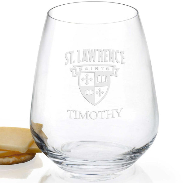 St. Lawrence Stemless Wine Glasses - Set of 2 Shot #2
