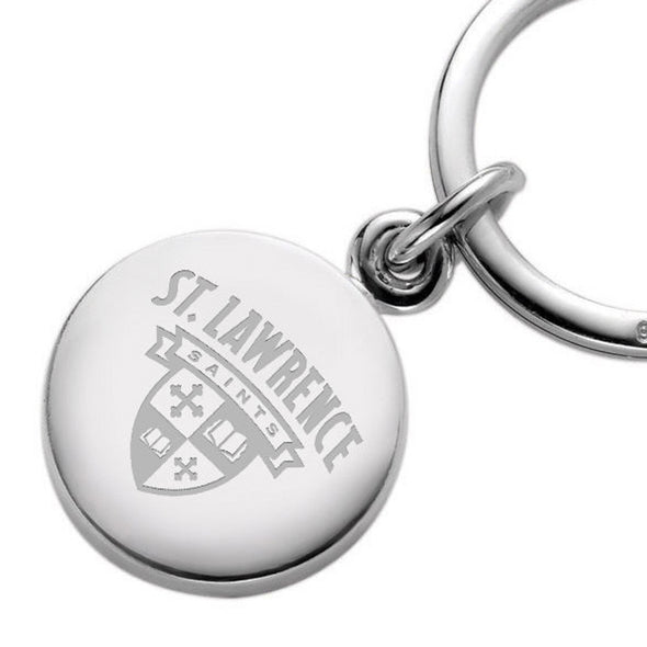 St. Lawrence Sterling Silver Insignia Key Ring Shot #2