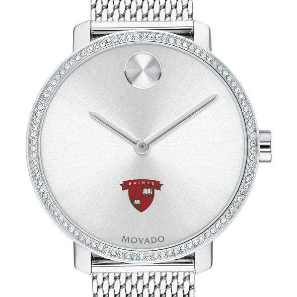 St. Lawrence Women's Movado Bold with Crystal Bezel & Mesh Bracelet Shot #1