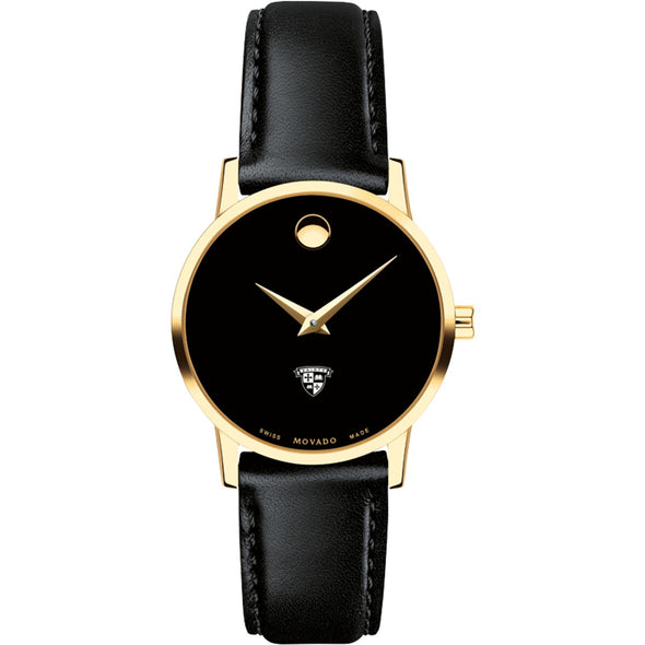 St. Lawrence Women&#39;s Movado Gold Museum Classic Leather Shot #2
