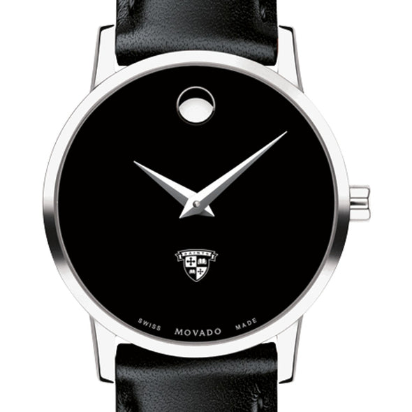 St. Lawrence Women&#39;s Movado Museum with Leather Strap Shot #1
