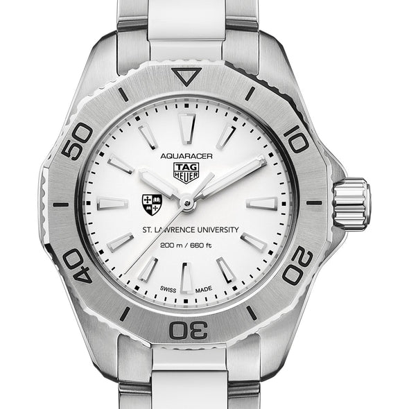 St. Lawrence Women&#39;s TAG Heuer Steel Aquaracer with Silver Dial Shot #1