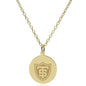 St. Thomas 14K Gold Pendant & Chain Shot #2