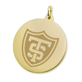 St. Thomas 18K Gold Charm Shot #1