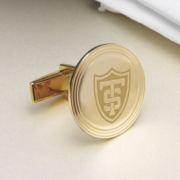 St. Thomas 18K Gold Cufflinks Shot #2