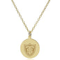 St. Thomas 18K Gold Pendant & Chain Shot #2