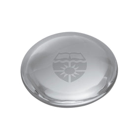 St. Thomas Glass Dome Paperweight by Simon Pearce Shot #1