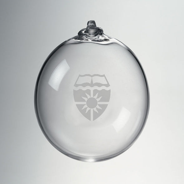 St. Thomas Glass Ornament by Simon Pearce Shot #1