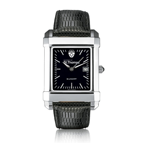 St. Thomas Men's Black Quad with Leather Shot #2