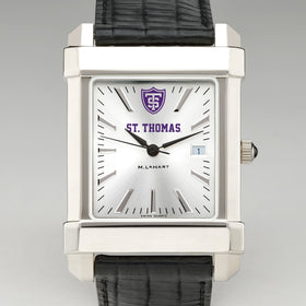 St. Thomas Men&#39;s Collegiate Watch with Leather Strap Shot #1