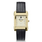 St. Thomas Men's Gold Quad with Leather Strap Shot #2