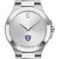 St. Thomas Men's Movado Collection Stainless Steel Watch with Silver Dial Shot #1