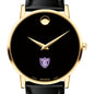 St. Thomas Men's Movado Gold Museum Classic Leather Shot #1