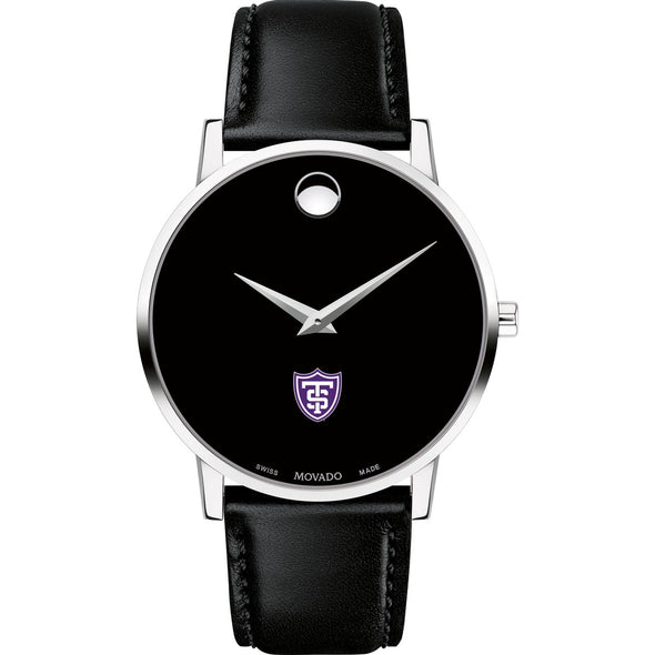 St. Thomas Men&#39;s Movado Museum with Leather Strap Shot #2