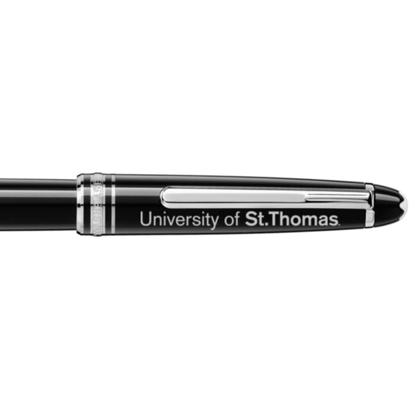 St. Thomas Montblanc Meisterstück Classique Rollerball Pen in Platinum Shot #2