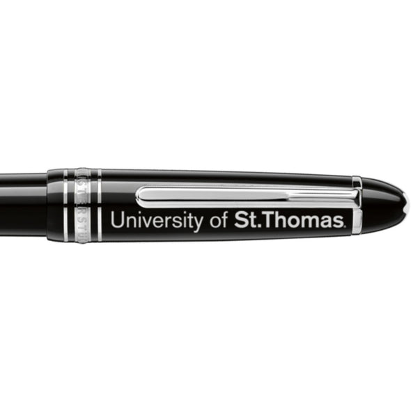 St. Thomas Montblanc Meisterstück Midsize Platinum-Coated Ballpoint Pen Shot #2