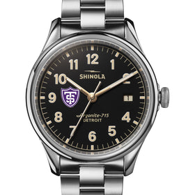 St. Thomas Shinola Watch, The Vinton 38 mm Black Dial Shot #1