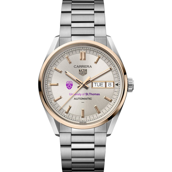 St. Thomas TAG Heuer Carrera Automatic Day-Date 18K 5N Rose Gold Shot #2