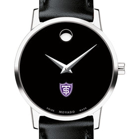 St. Thomas Women&#39;s Movado Museum with Leather Strap Shot #1
