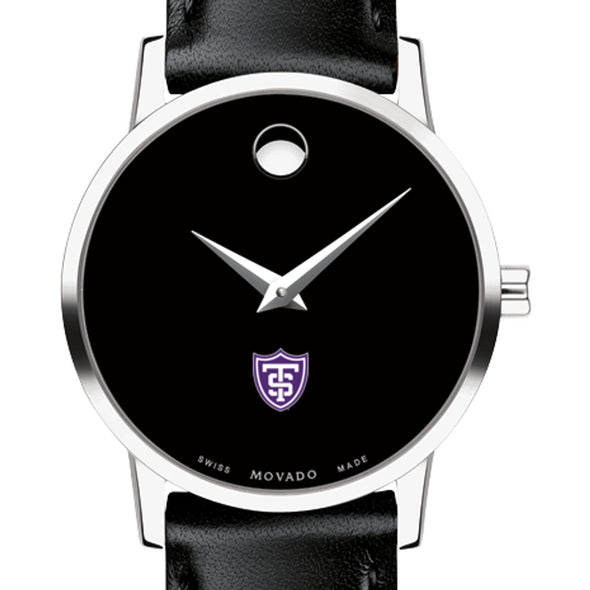 St. Thomas Women's Movado Museum with Leather Strap Shot #1