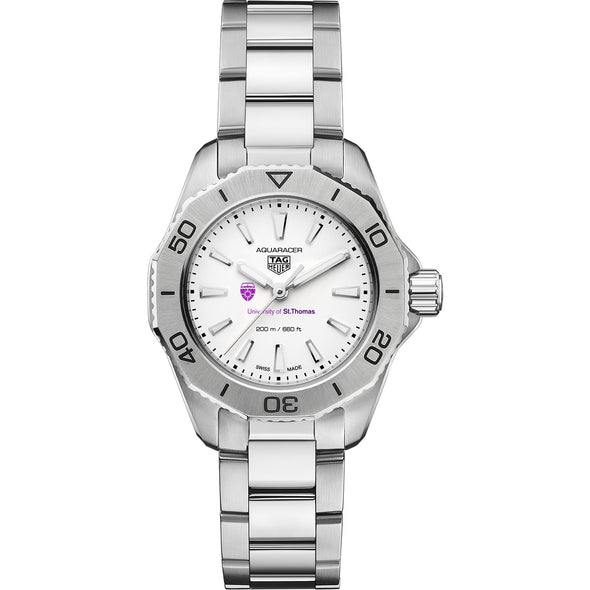 St. Thomas Women&#39;s TAG Heuer Steel Aquaracer with Silver Dial Shot #2