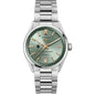 St. Thomas Women's TAG Heuer Steel Carrera Automatic with Green Dial Shot #2