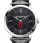 Stanford Men's Baume et Mercier 40mm Classima Quartz Watch with Black Dial & Black Leather Strap Shot #1