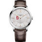 Stanford Men's Baume et Mercier 40mm Classima Quartz Watch with Silver Dial & Dark Brown Leather Strap Shot #2