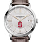 Stanford Men's Baume et Mercier 40mm Classima Quartz Watch with Silver Dial & Dark Brown Leather Strap Shot #1
