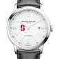 Stanford Men's Baume et Mercier 42mm Classima Automatic Watch with White Dial & Black Leather Strap Shot #1