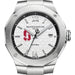 Stanford Men's Baume et Mercier 42mm Riviera Watch with White Dial & Bracelet