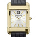Stanford Men's Gold Watch with 2-Tone Dial & Leather Strap at M.LaHart & Co.