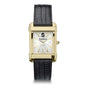 Stanford Men's Gold Watch with 2-Tone Dial & Leather Strap at M.LaHart & Co. Shot #2