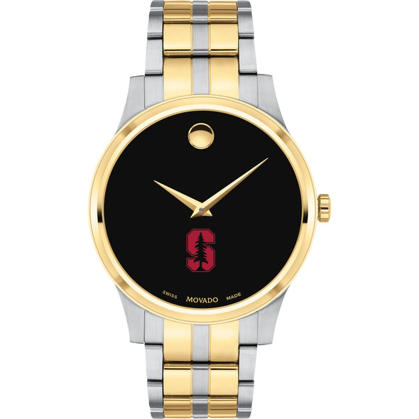 Stanford Men's Movado Collection Two-Tone Watch with Black Dial Shot #2
