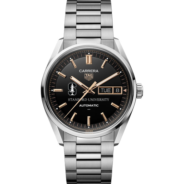 Stanford Men's TAG Heuer Carrera Day-Date with Black Dial Shot #2