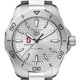 Stanford Men&#39;s TAG Heuer Steel Aquaracer with Silver Dial Shot #1