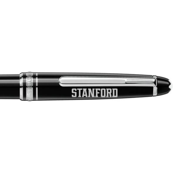 Stanford Montblanc Meisterstück Classique Ballpoint Pen in Platinum Shot #2