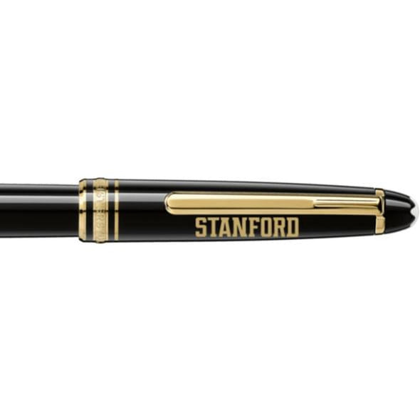 Stanford Montblanc Meisterstück Classique Rollerball Pen in Gold Shot #2
