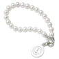 Stanford Pearl Bracelet with Sterling Silver Charm Shot #1