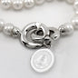 Stanford Pearl Necklace with Sterling Silver Charm Shot #2