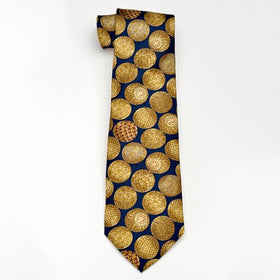 Stanford Silk Balls Tie in Blue by M.LaHart Shot #1