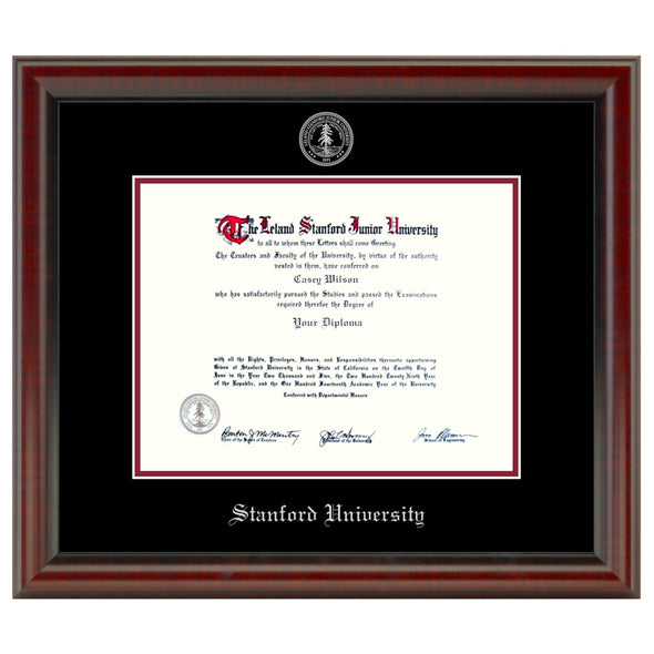 Stanford University Diploma Frame, the Fidelitas Shot #1