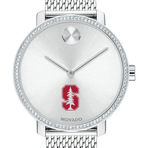 Stanford Women&#39;s Movado Bold with Crystal Bezel &amp; Mesh Bracelet Shot #1