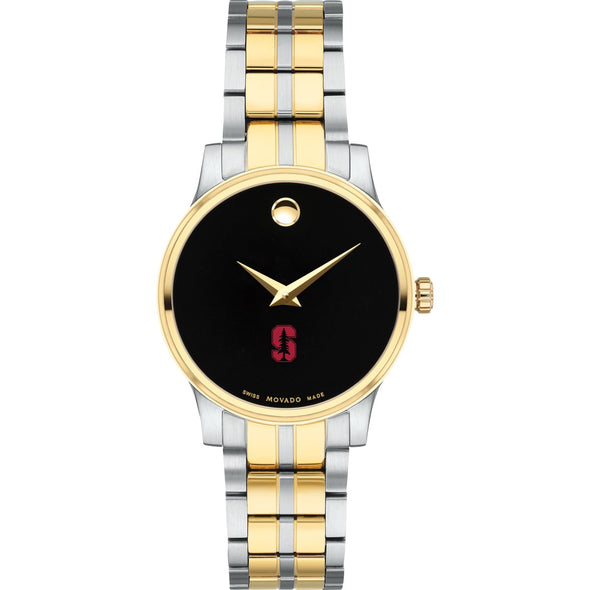 Stanford Women's Movado Collection Two-Tone Watch with Black Dial Shot #2