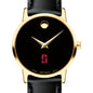 Stanford Women's Movado Gold Museum Classic Leather Shot #1
