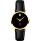 Stanford Women's Movado Gold Museum Classic Leather Shot #2