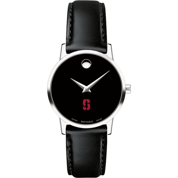Stanford Women's Movado Museum with Leather Strap Shot #2